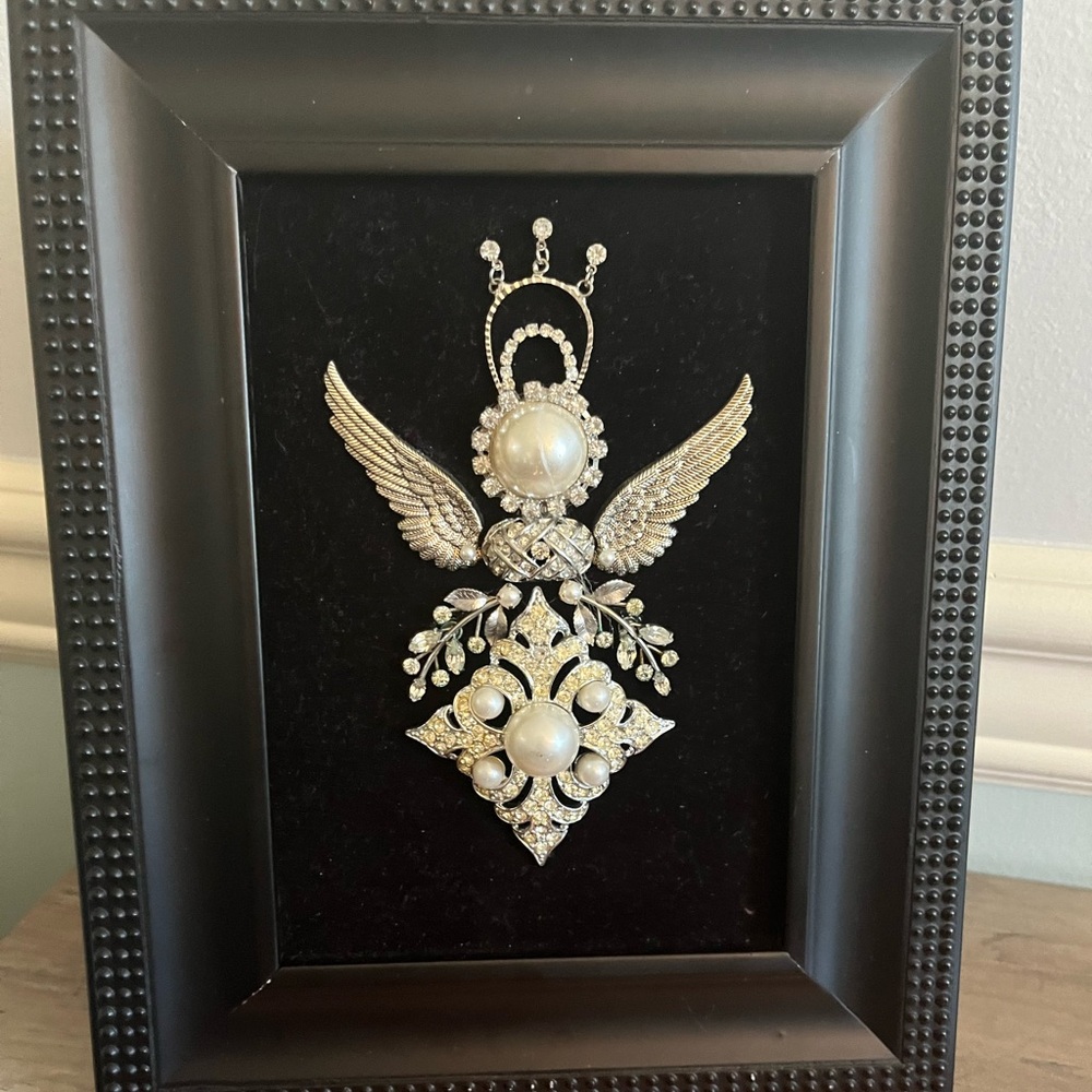 Refurbished jewelry, art, Angel Gigi 8 x 10